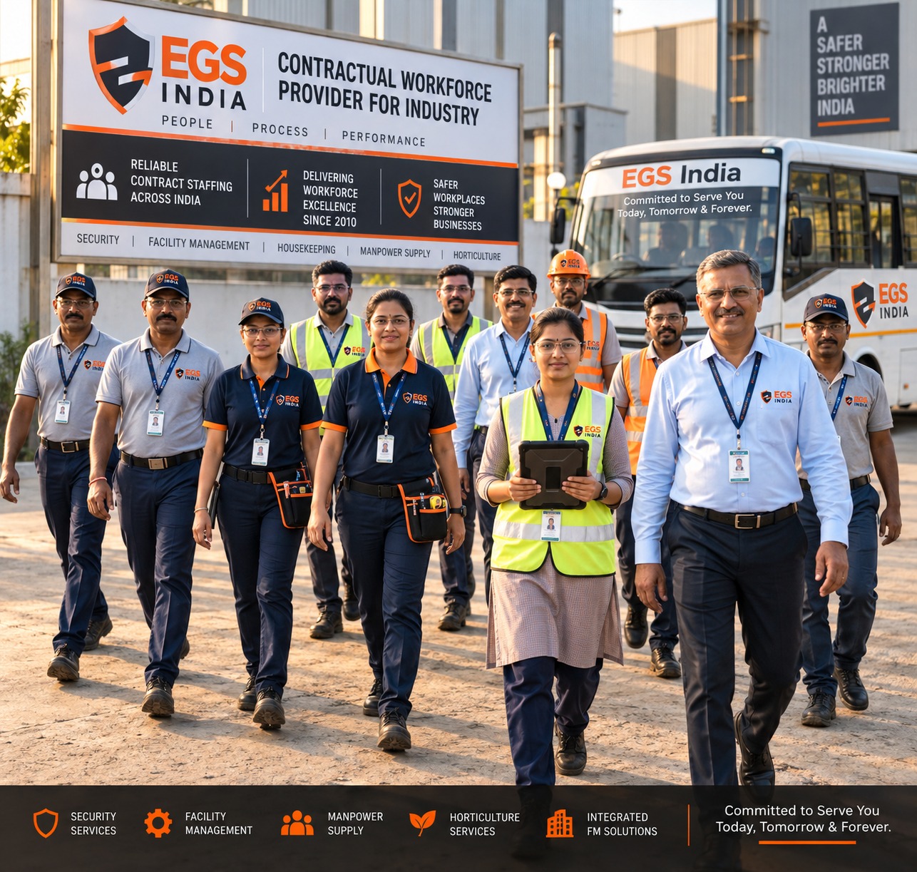 Professional manpower outsourcing services